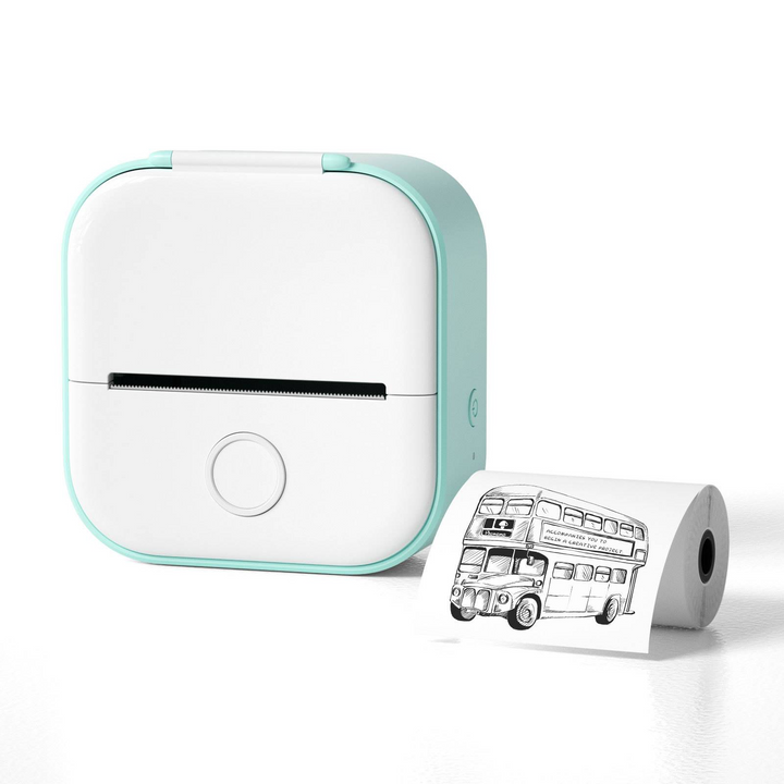 Mini Printer - inkl. eine Rolle geschenkt | Mini-Drucker ohne Tinte | JAMPRI© Schweiz